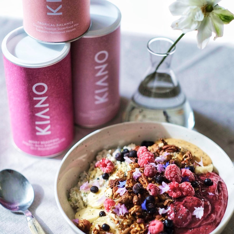 Mélange d'équilibre hormonal de KIANO - Parfait pour les smoothies et les bols de petit-déjeuner